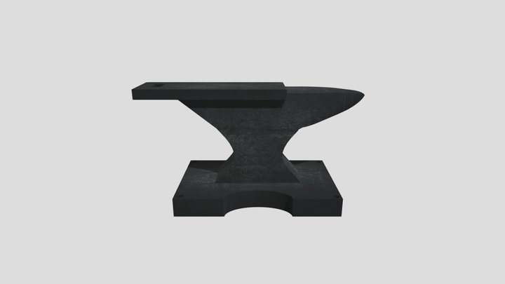 Anvil as FBX file 3D Model