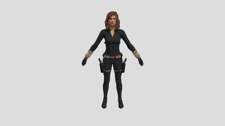 Black Widow 3D Model