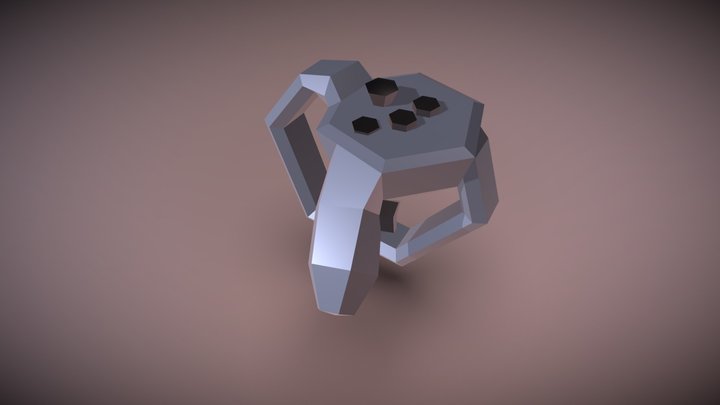 Oculus Rift Left Touch Controller 3D Model