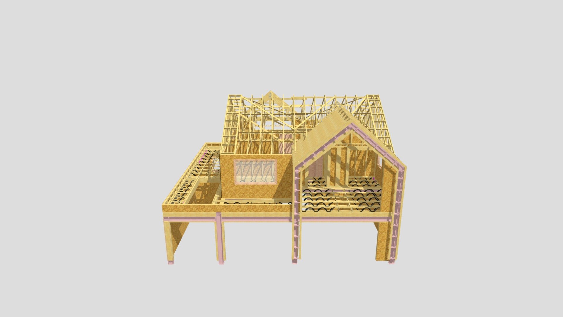 3D House View - Barker