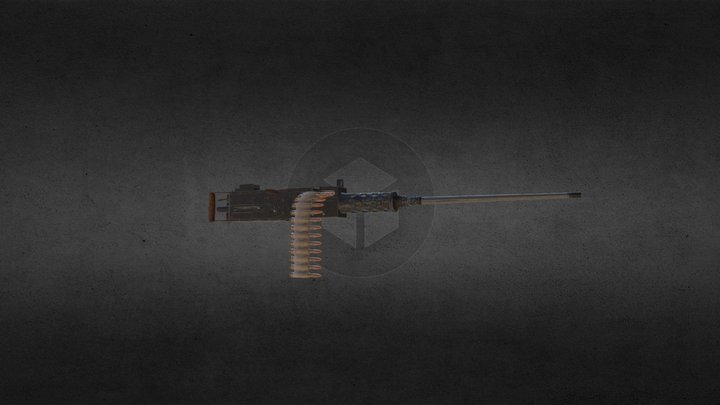 BROWNING M2 3D Model
