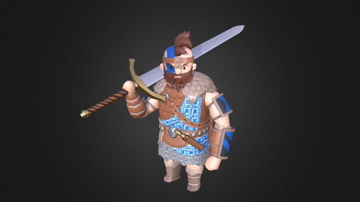 SD Highlander - For Honor fan art 3D Model