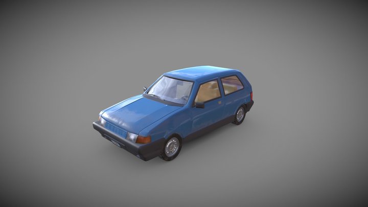 Small Car 3D Model