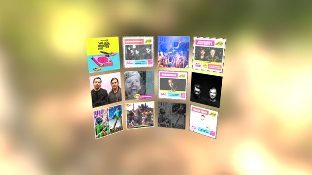Instamuseum for @hellowfestival 3D Model