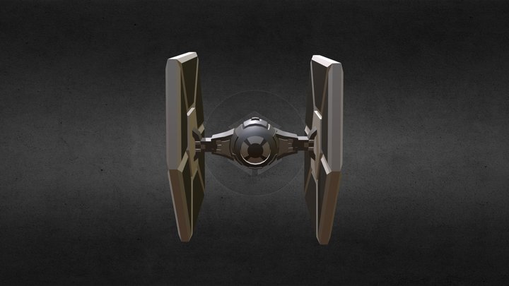 The fighter Star Wars 3D Model