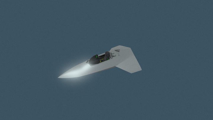 F-22 cockpit 3D Model