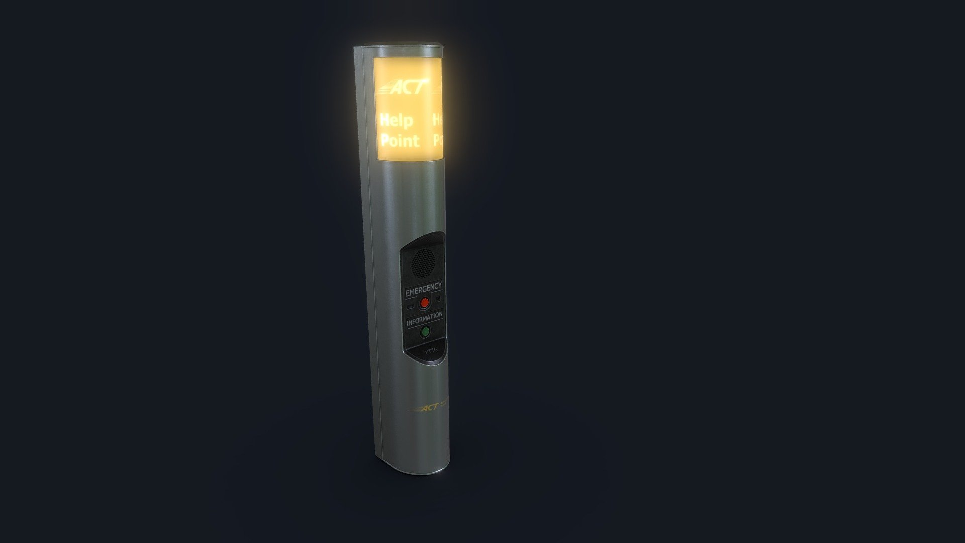 Transit Help Point - 3D model by MartyBrosevelt (@mjimenez855) [882d201 ...