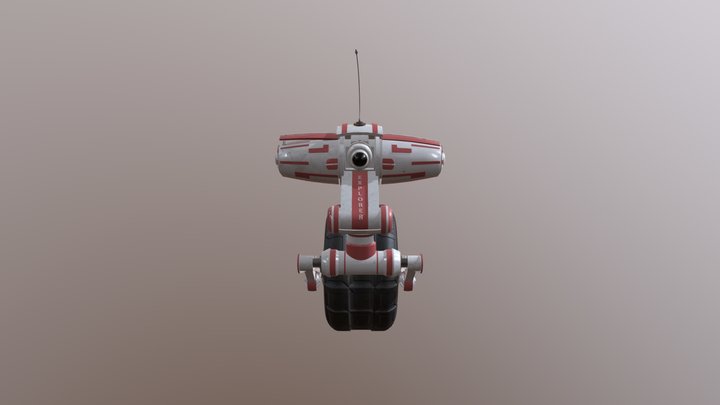 Riding Robot - texturing challenge 3D Model
