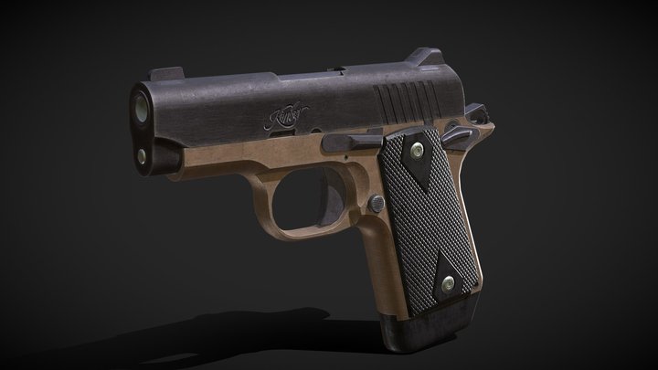 Kimber Micro 9mm pistol 3D Model