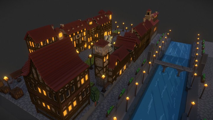 Miasto 3D Model