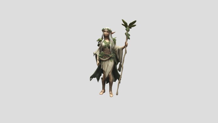 Forest elf 3D Model