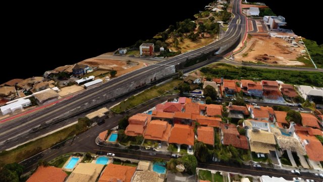 Avenida Orlando Gomes - Rascunho 3D Model