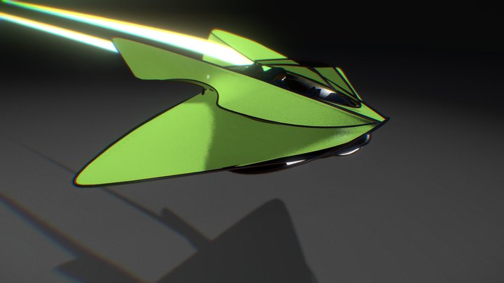 spaceship2 3D Model