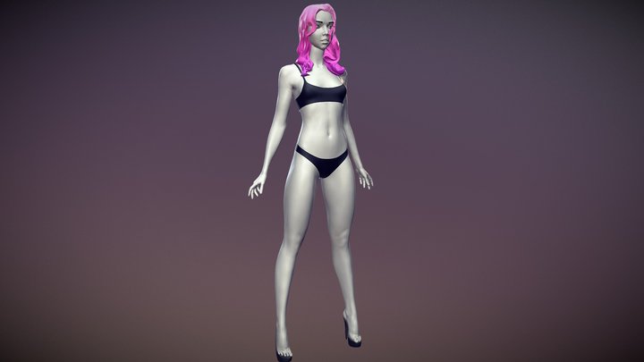 Female Basemesh 06 3D Model