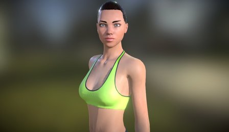 Adriana LowPoly Sport 3D Model