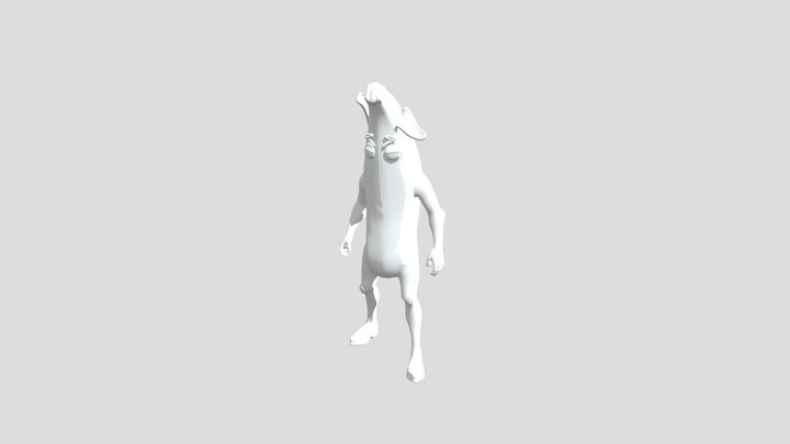 Banana Dancing 3D Model