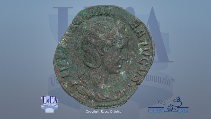 Sesterzio Iulia Mamea Augusta 3D Model