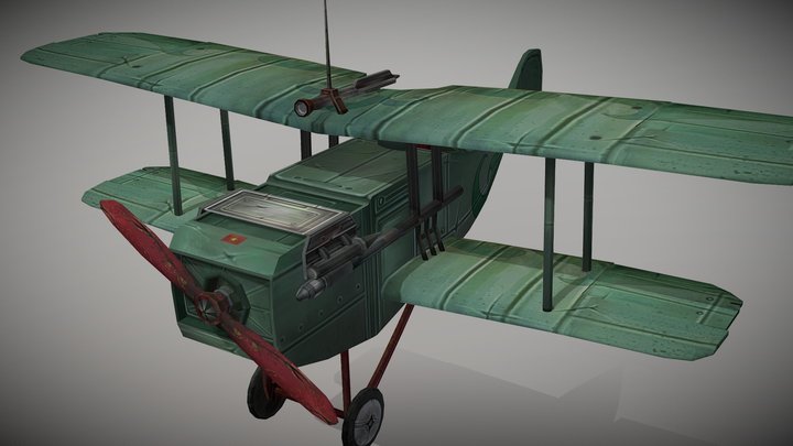 DAE_RustbornAirPlane 3D Model
