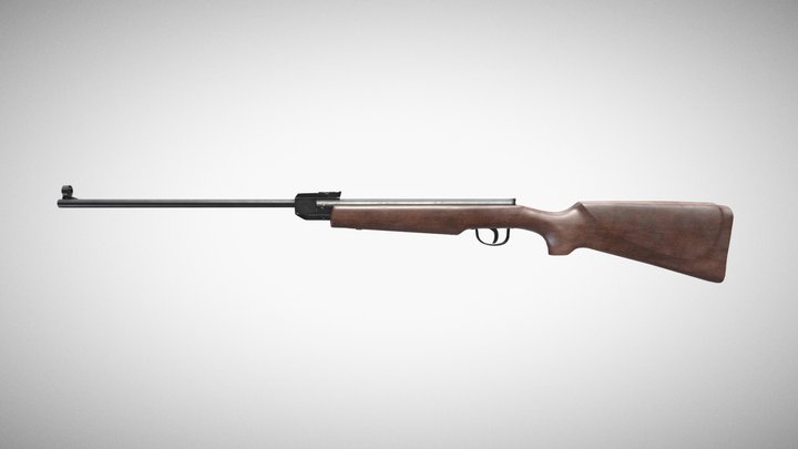 Air Rifle 3D Model