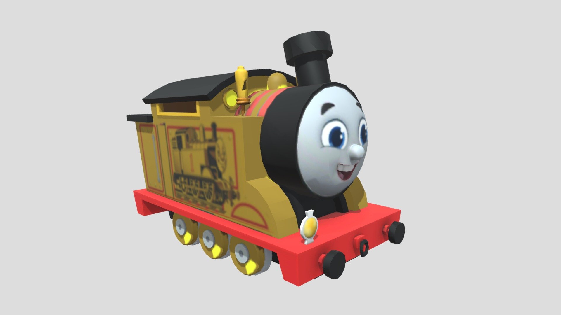 Golden Thomas 80th aniversariy all engines go - Download Free 3D model ...