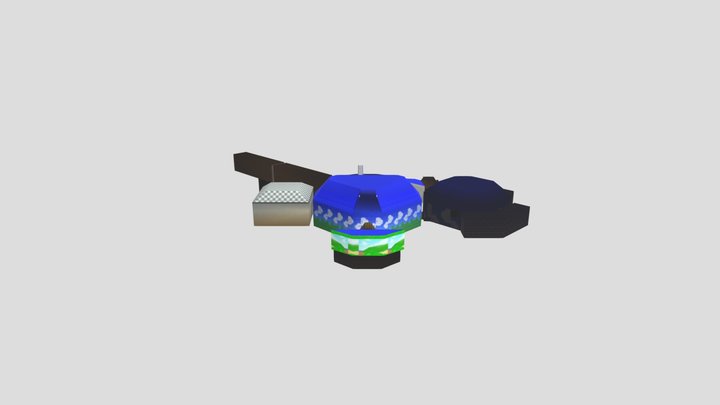 Super Mario 64 DS - Peach Castle 1F 3D Model