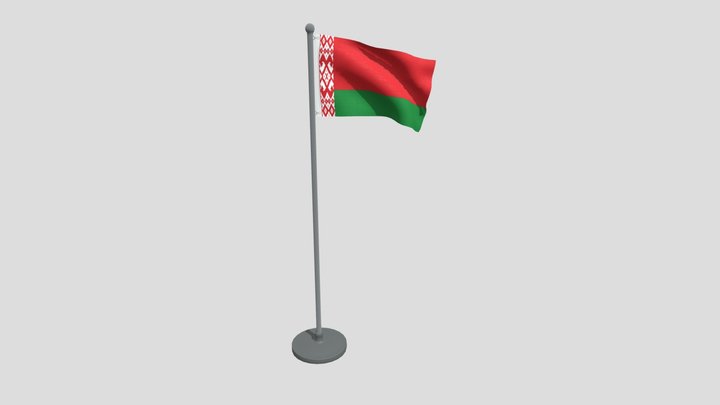 Animated Flag Of Belarus – Modello 3D gratuito STL