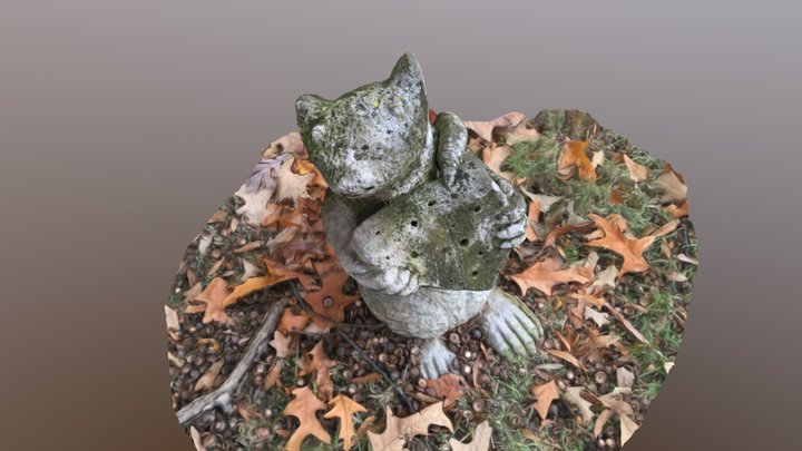 Rhodes Rat Statue 3D Model