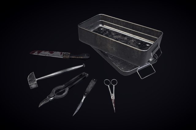 Autopsy Tools 3D Model