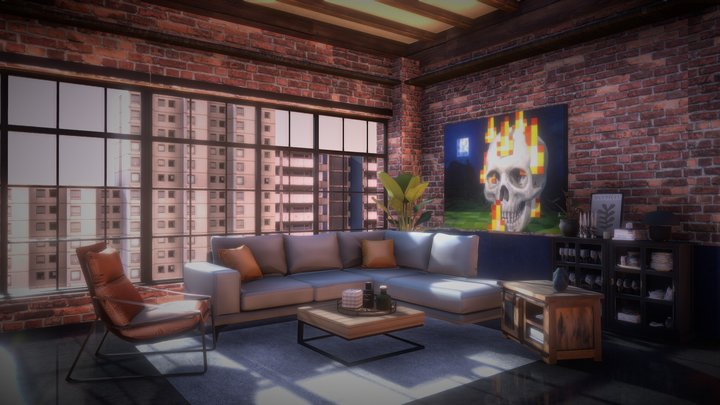 Loft (5) interior for free – Modèle 3D gratuit STL