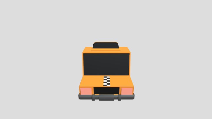 Car Taxi – Modello 3D gratuito STL
