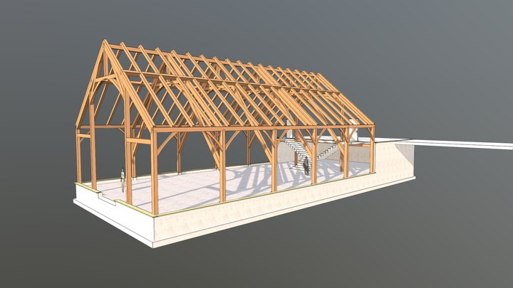 Wentworth Event Barn 3D Model