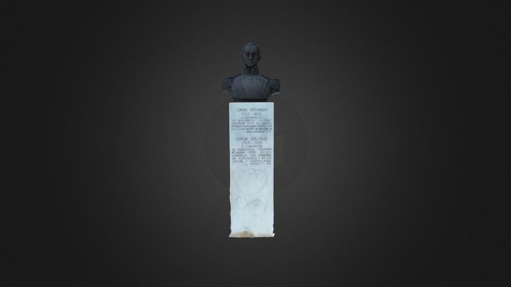 Σιμόν Μπολιβάρ / Simon Bolivar 3D Model