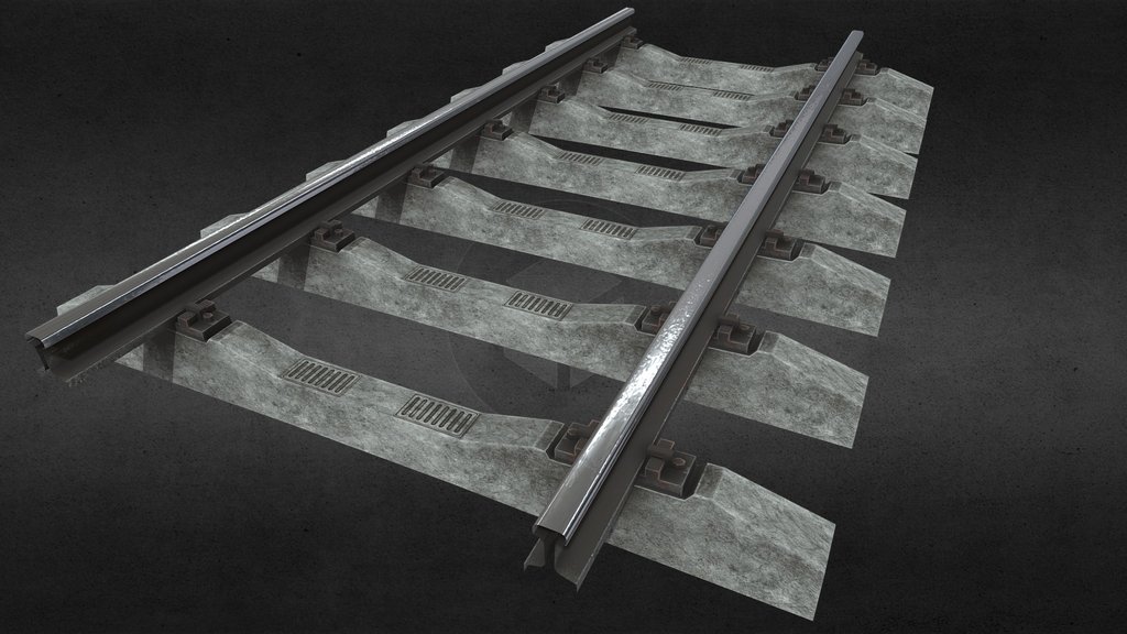 Railway track train route Railway parts rail