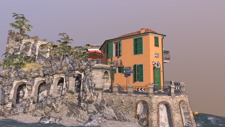DAE Diorama - By The Ocean 3D Model