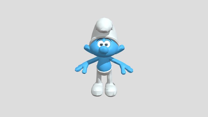 Smurf 3D Model