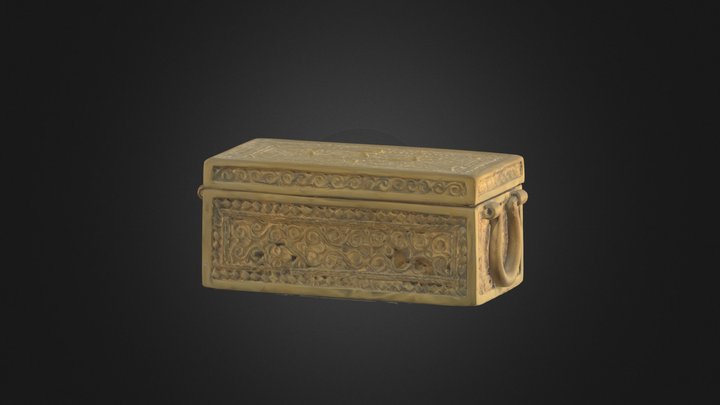 64K Model Brass Box Metashape Texture 3D Model
