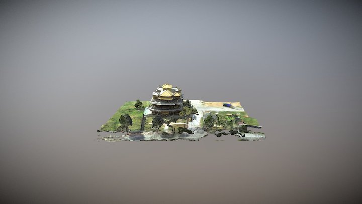 Dalat Pagoda 3D Model