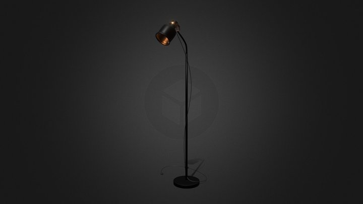 Minimalist Floor Lamp Tok Stok 3D Model