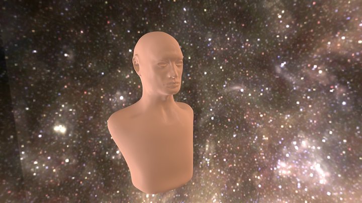 Cabeça Masculina 3D Model