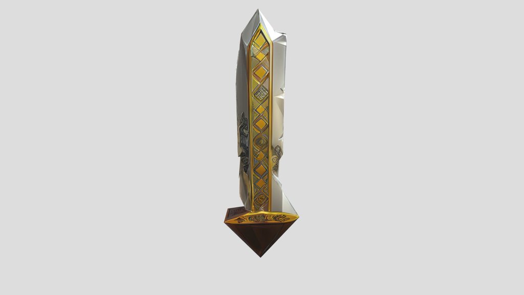 A decorated sword #dedede