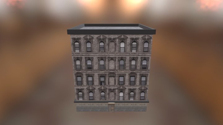 4 Story 3D Model