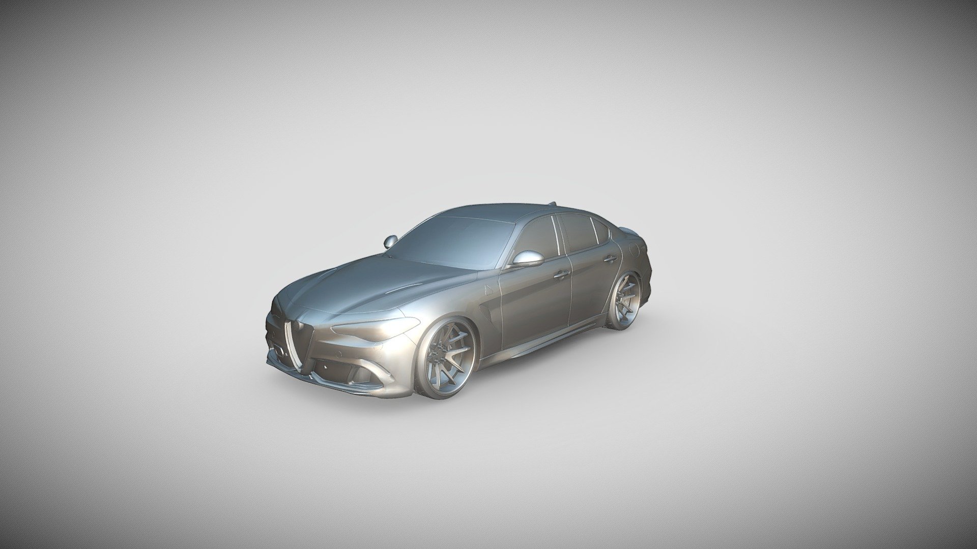 Alfa Romeo Giulia Quadrifoglio '17 - 3D model by Customworkx.Belgium ...