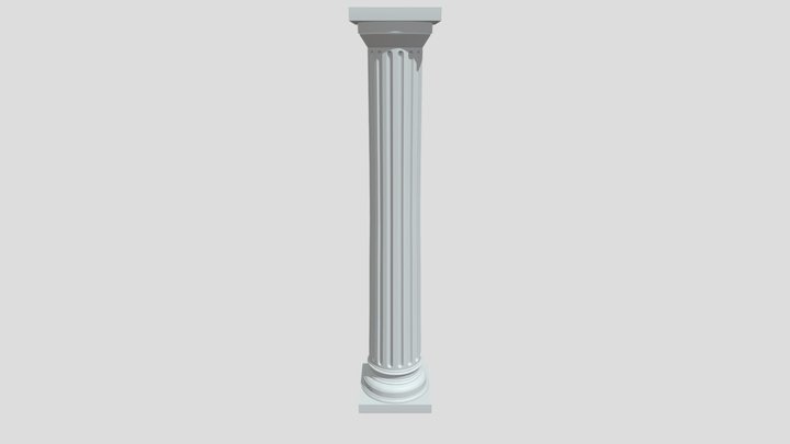 6 1 Greenwood Column 3D Model