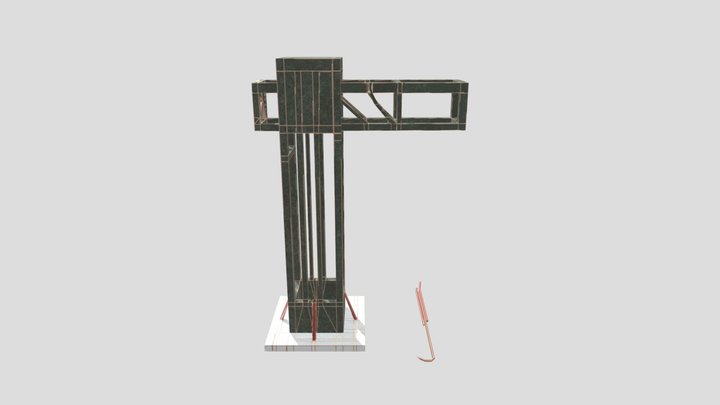 Dead By Daylight inspired hook 3D Model