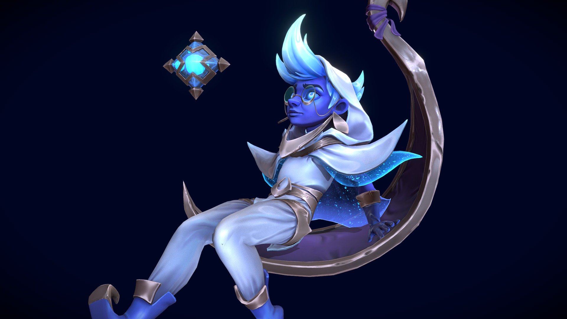 The Moonchild - Stylized character - 3D model by Lara D'Adda ...