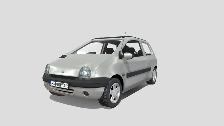 2000年頃フランスRenault 掛時計deadstock 箱付twingo 2000 Renault Twingo - 3D model by Andrasfi Games [883ffde] - Sketchfab