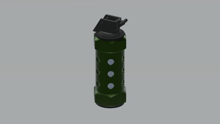 M84 Stun Grenade Prop 3D Model