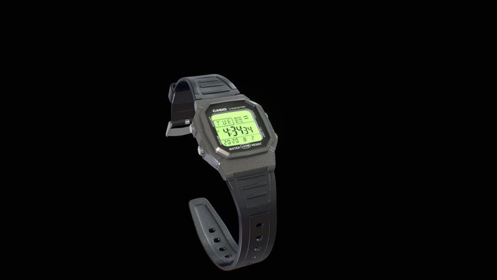 Casio W-800hm 3D Model