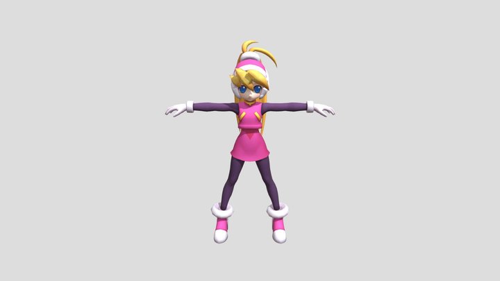 Megaman X DiVE - Ciel 3D Model
