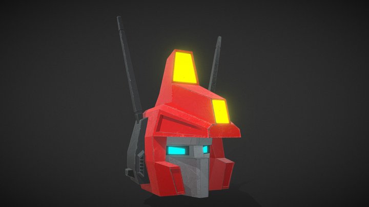 Star Saber 3D Head 3D Model